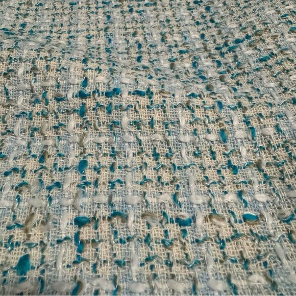 Grace Dane Lewis Blue Twill Ruffle Fairy Pencil Skirt 8 - Picture 5 of 5